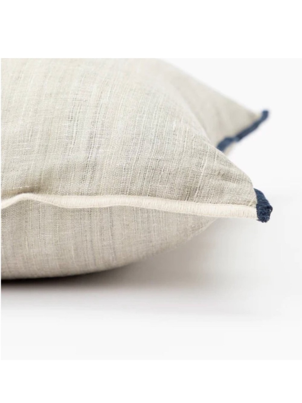 Set of 2 Mcgee and Co Silk and Linen Pillow Covers